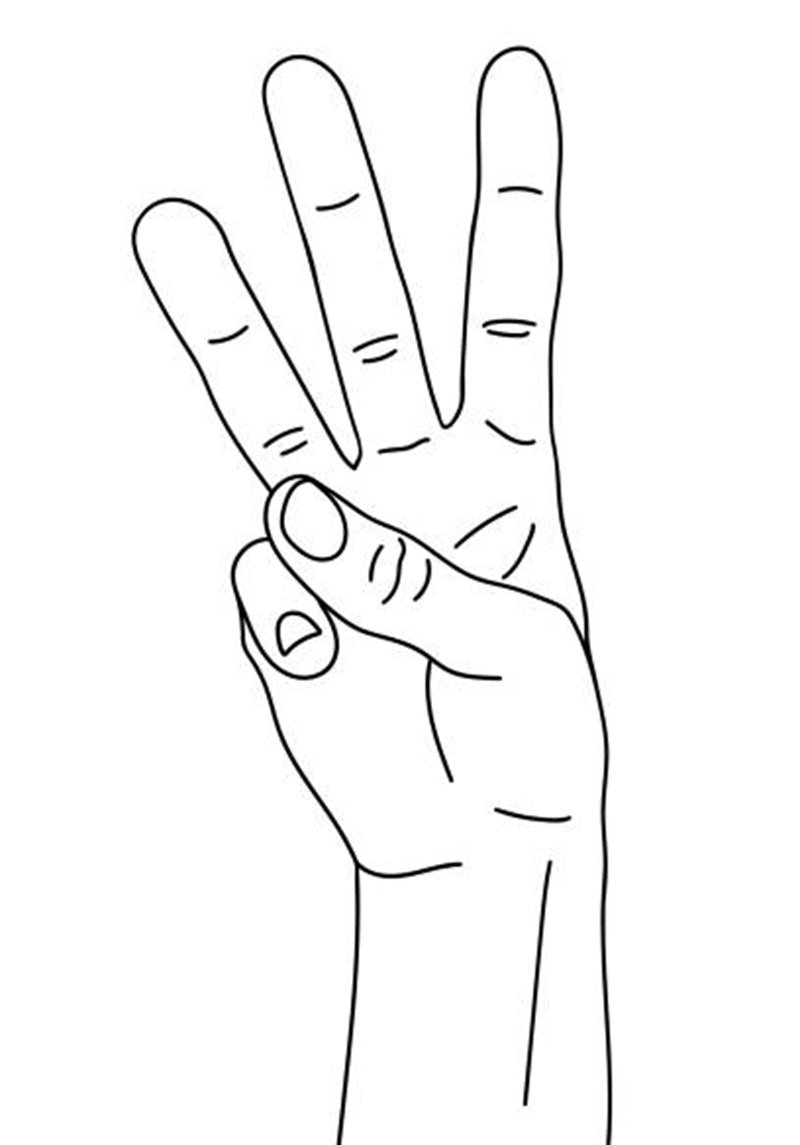 tô màu bàn tay 4