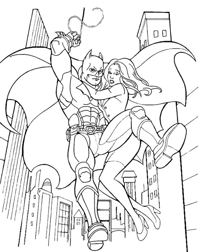 Batman Coloring Pages For Kids