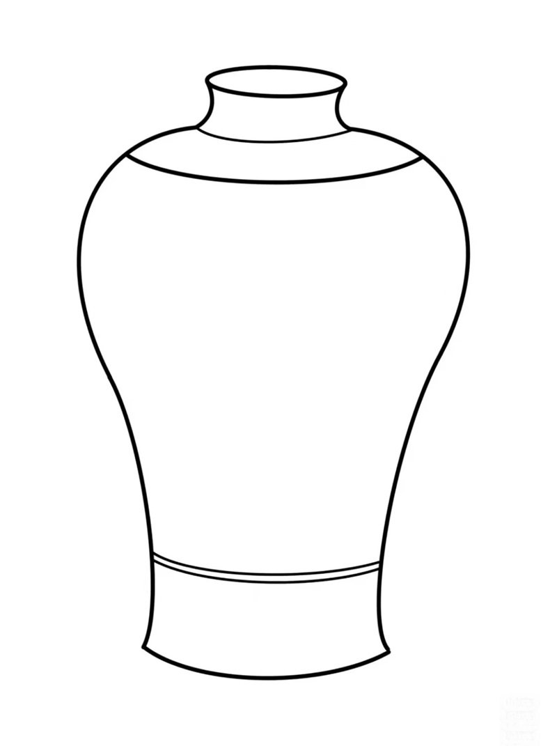tô màu bình hoa 9
