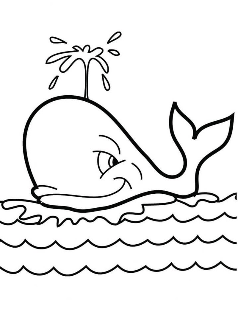 tô màu cá voi 21