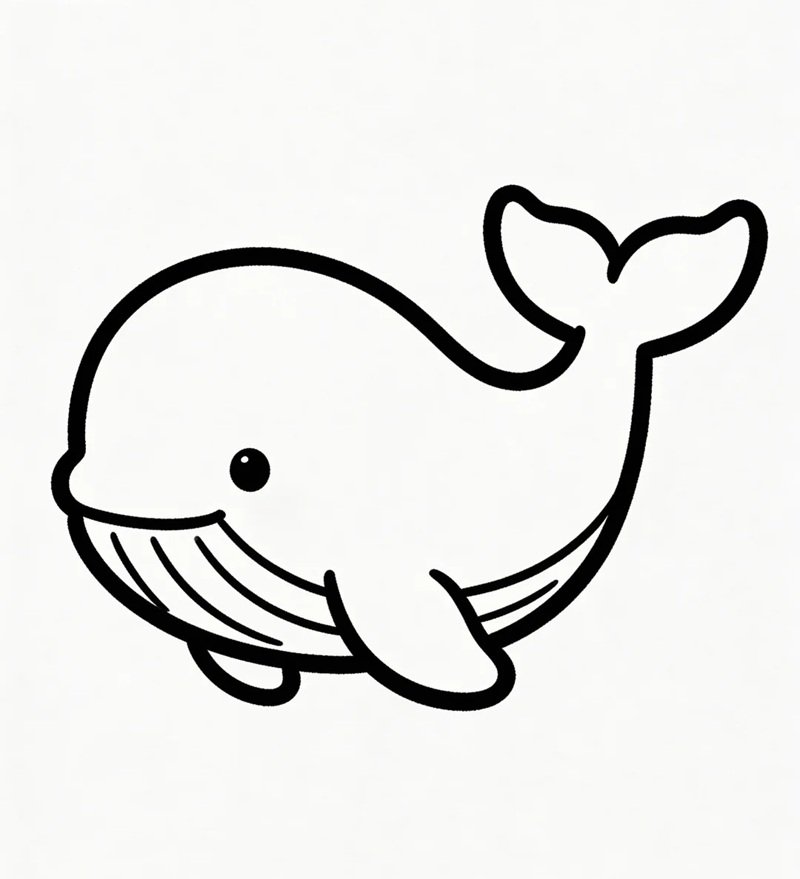 tô màu cá voi 31