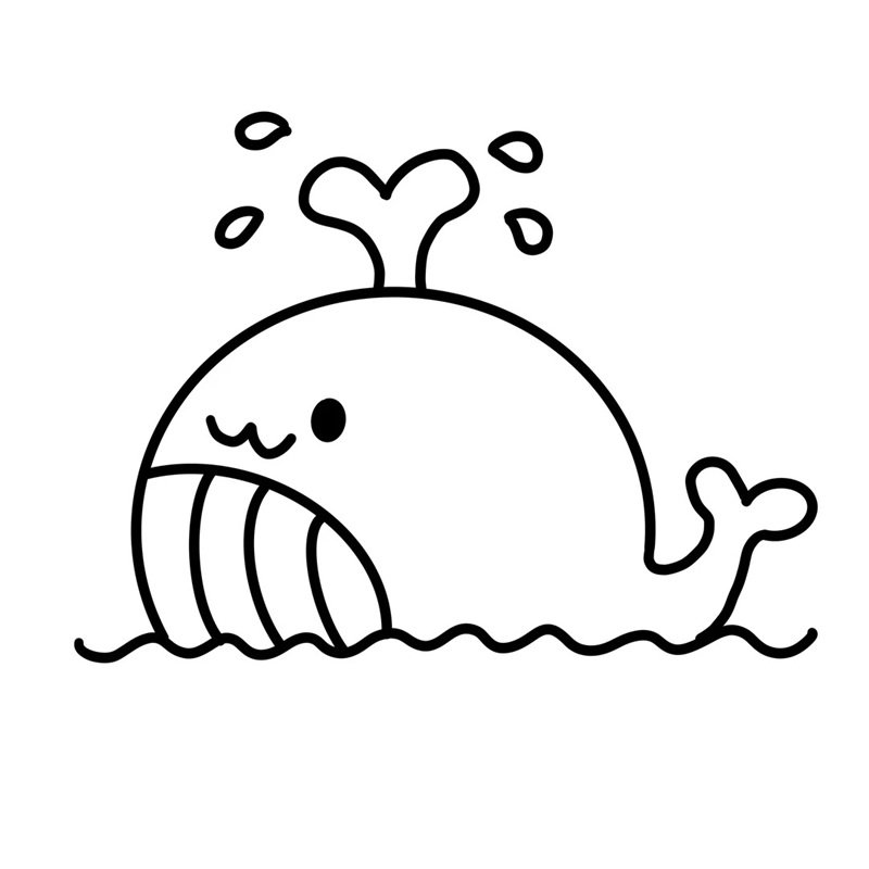 tô màu cá voi 40