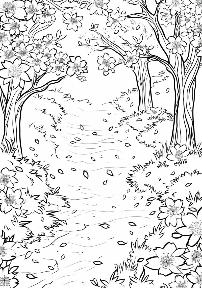 tô màu cái cây 24