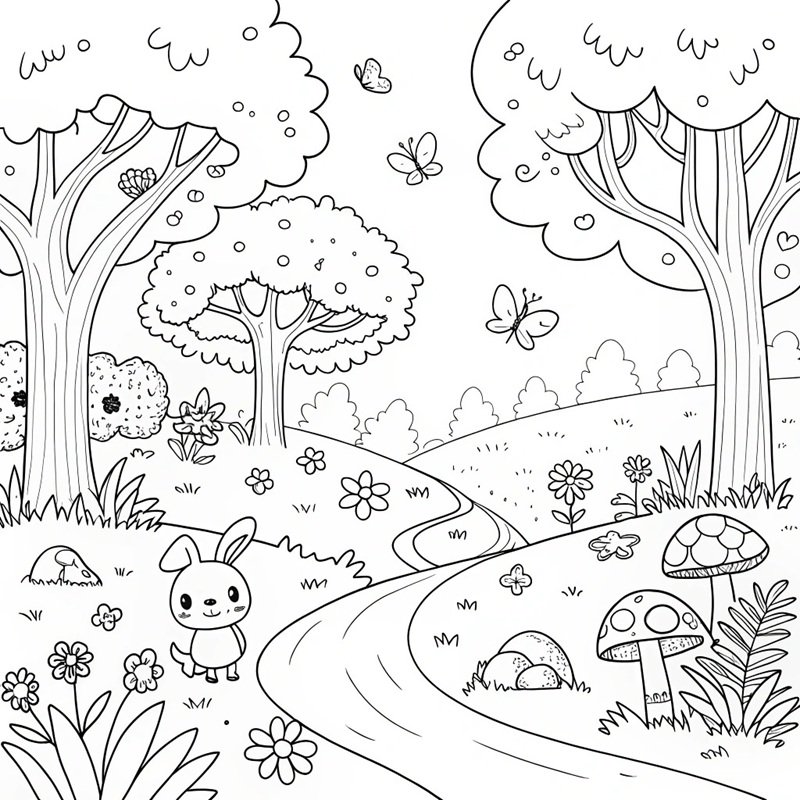 tô màu cái cây 29