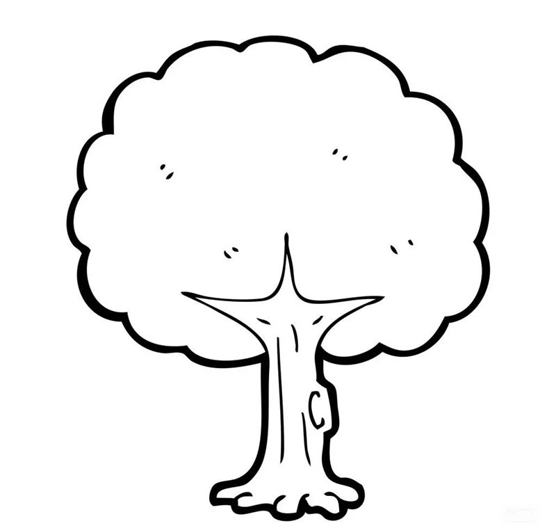 tô màu cái cây 37