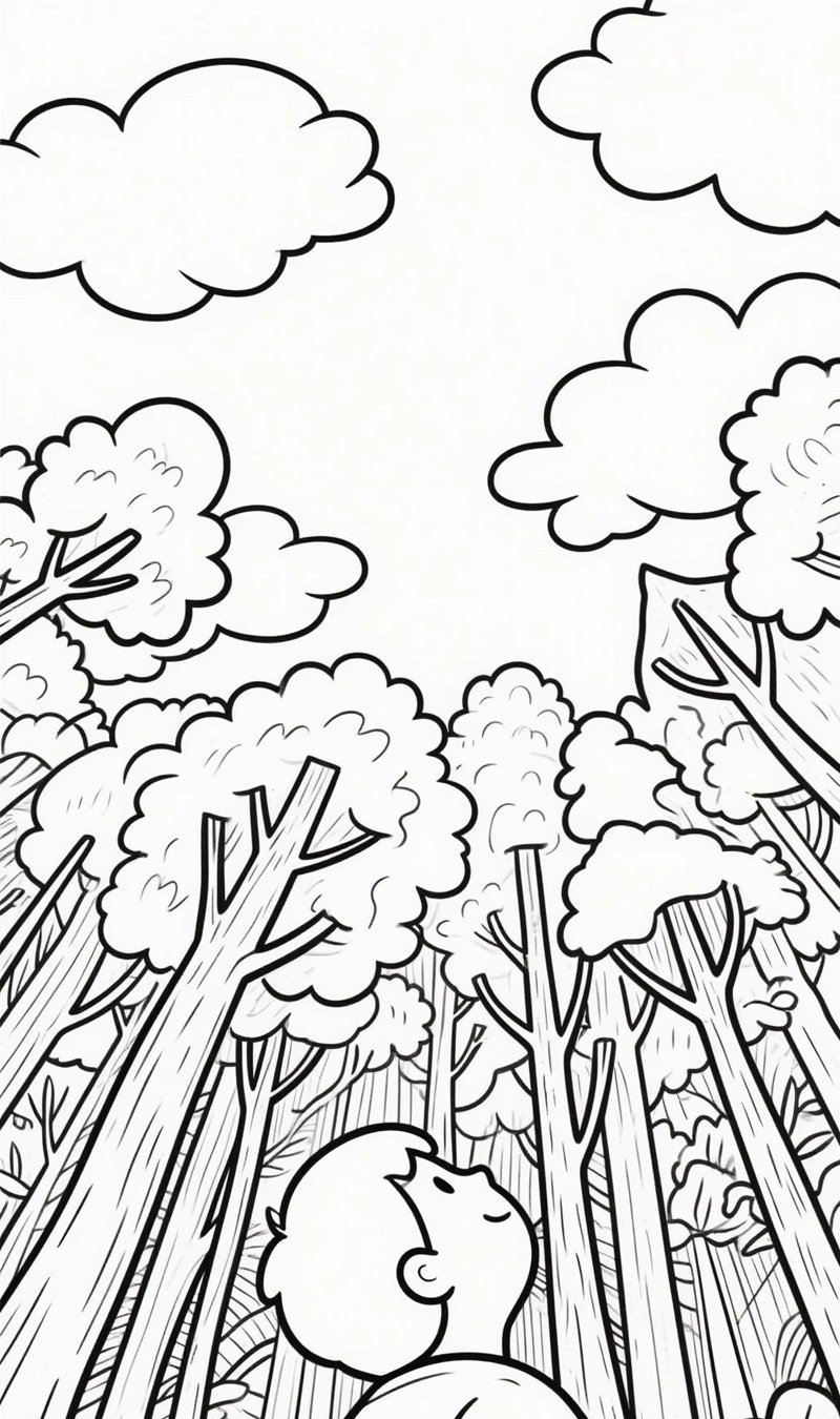 tô màu cái cây 39