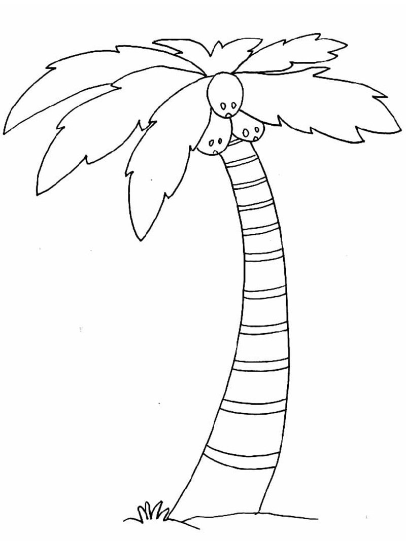 tô màu cái cây 8