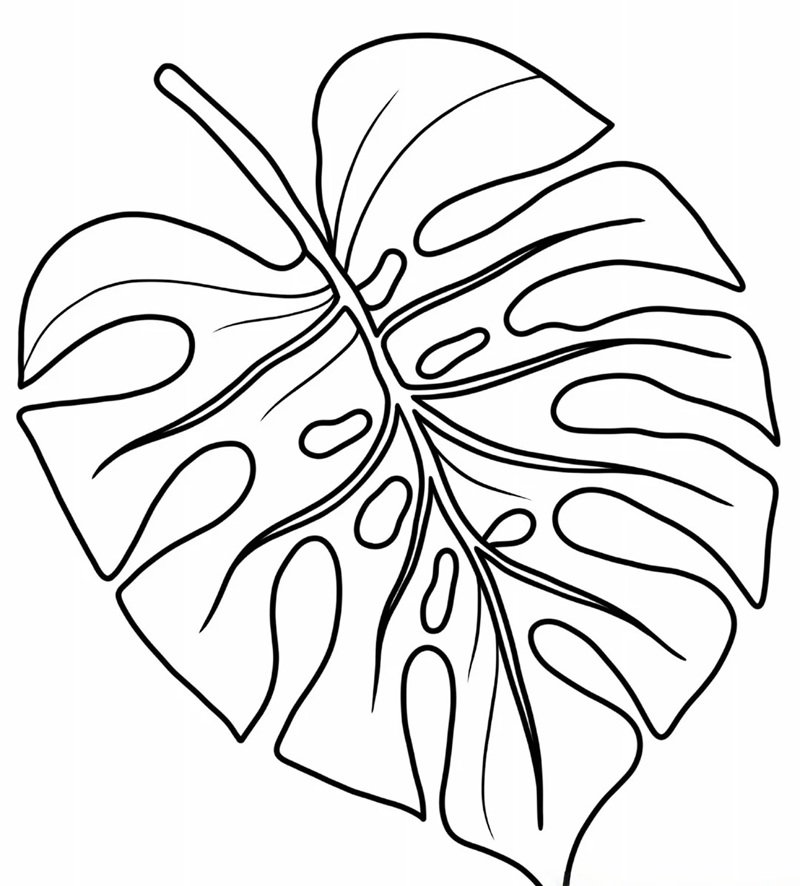 tô màu chiếc lá 30