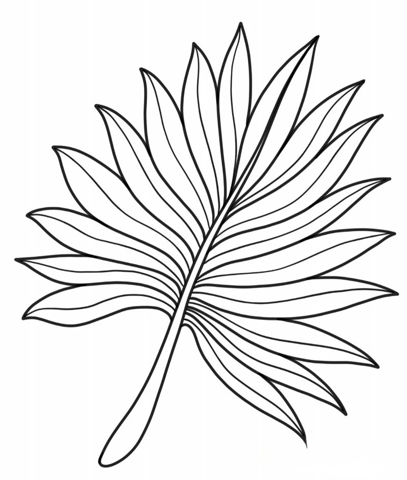 tô màu chiếc lá 32