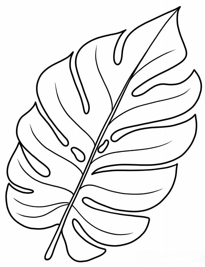 tô màu chiếc lá 36