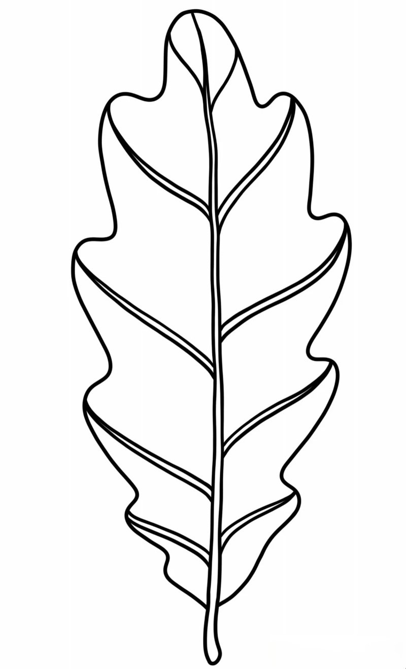 tô màu chiếc lá 38