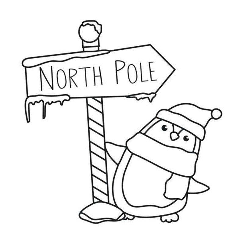 tô màu chim cánh cụt 12