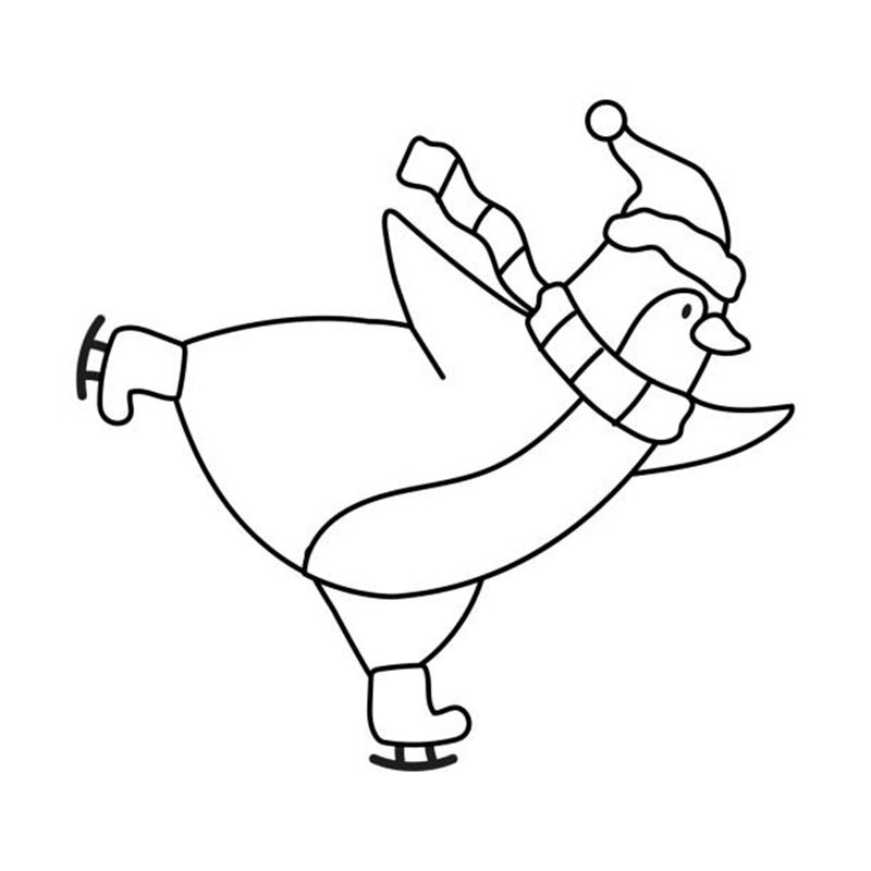 tô màu chim cánh cụt 18