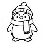 tô màu chim cánh cụt 43