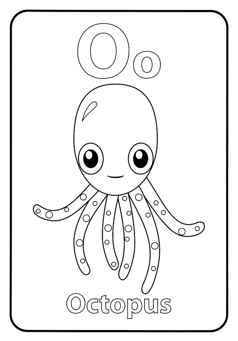 tô màu chữ cái 11