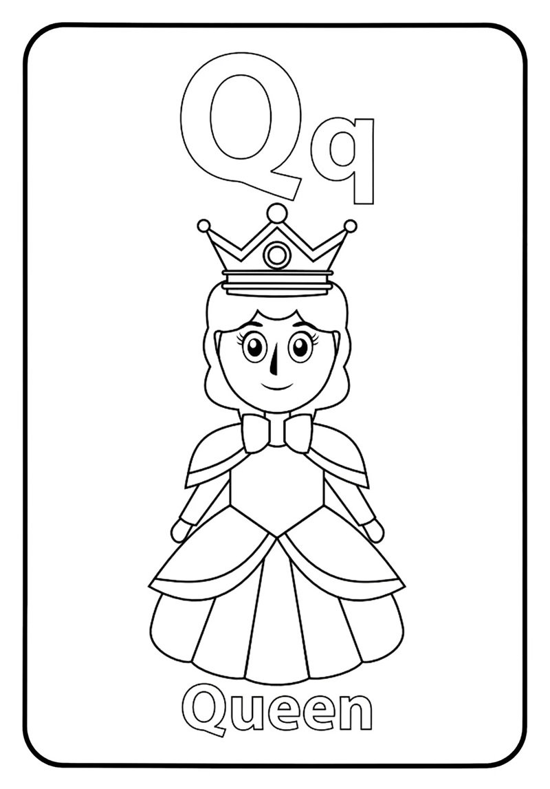 tô màu chữ cái 12