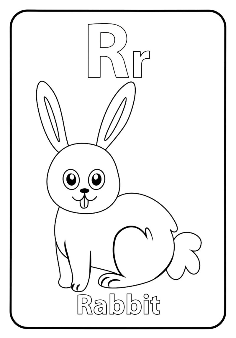 tô màu chữ cái 13