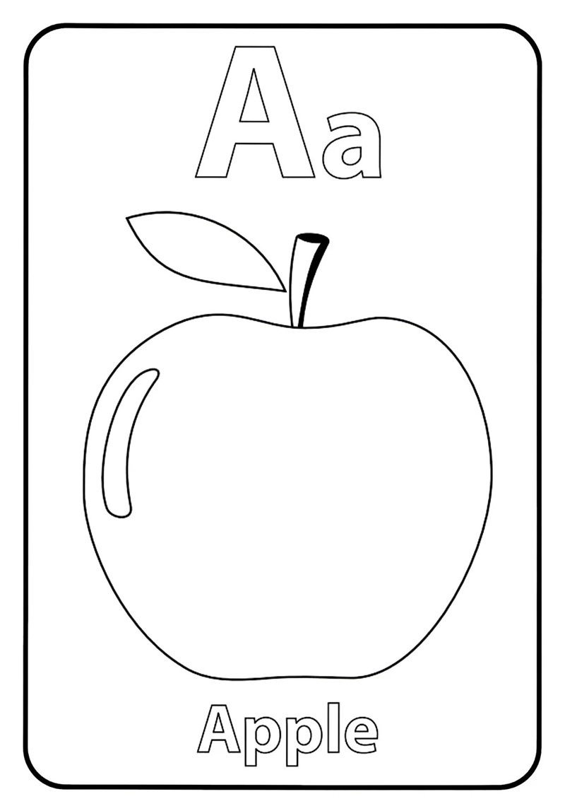 tô màu chữ cái 14