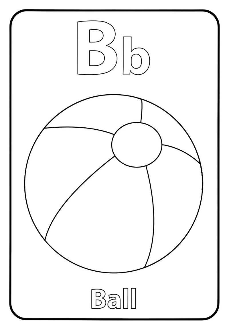 tô màu chữ cái 15