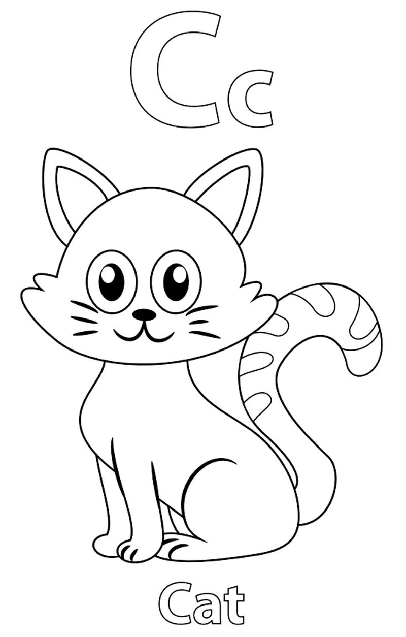 tô màu chữ cái 16