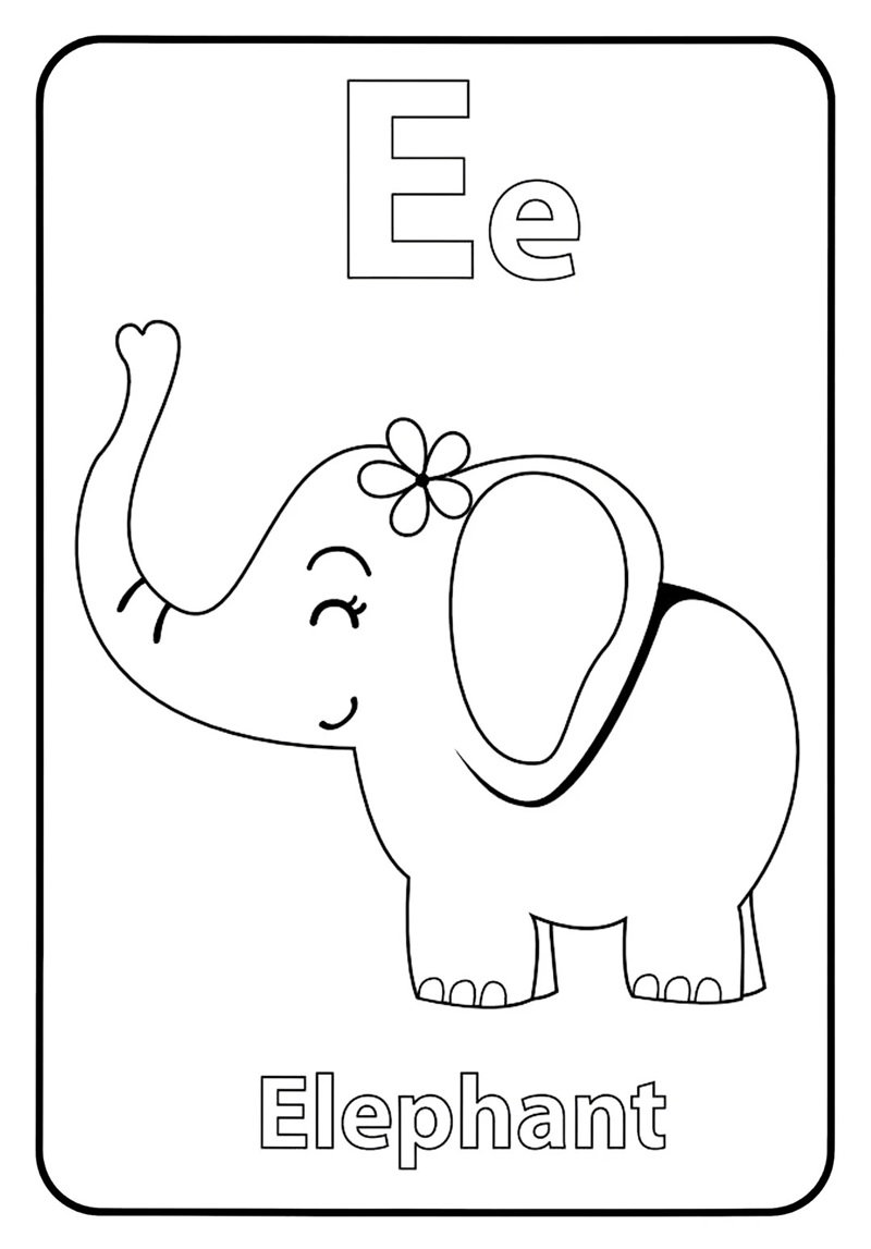 tô màu chữ cái 18