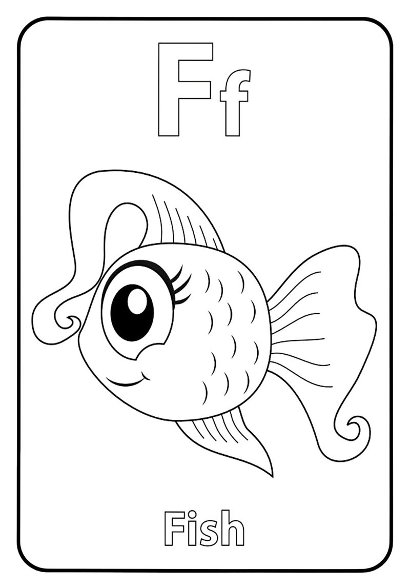 tô màu chữ cái 19