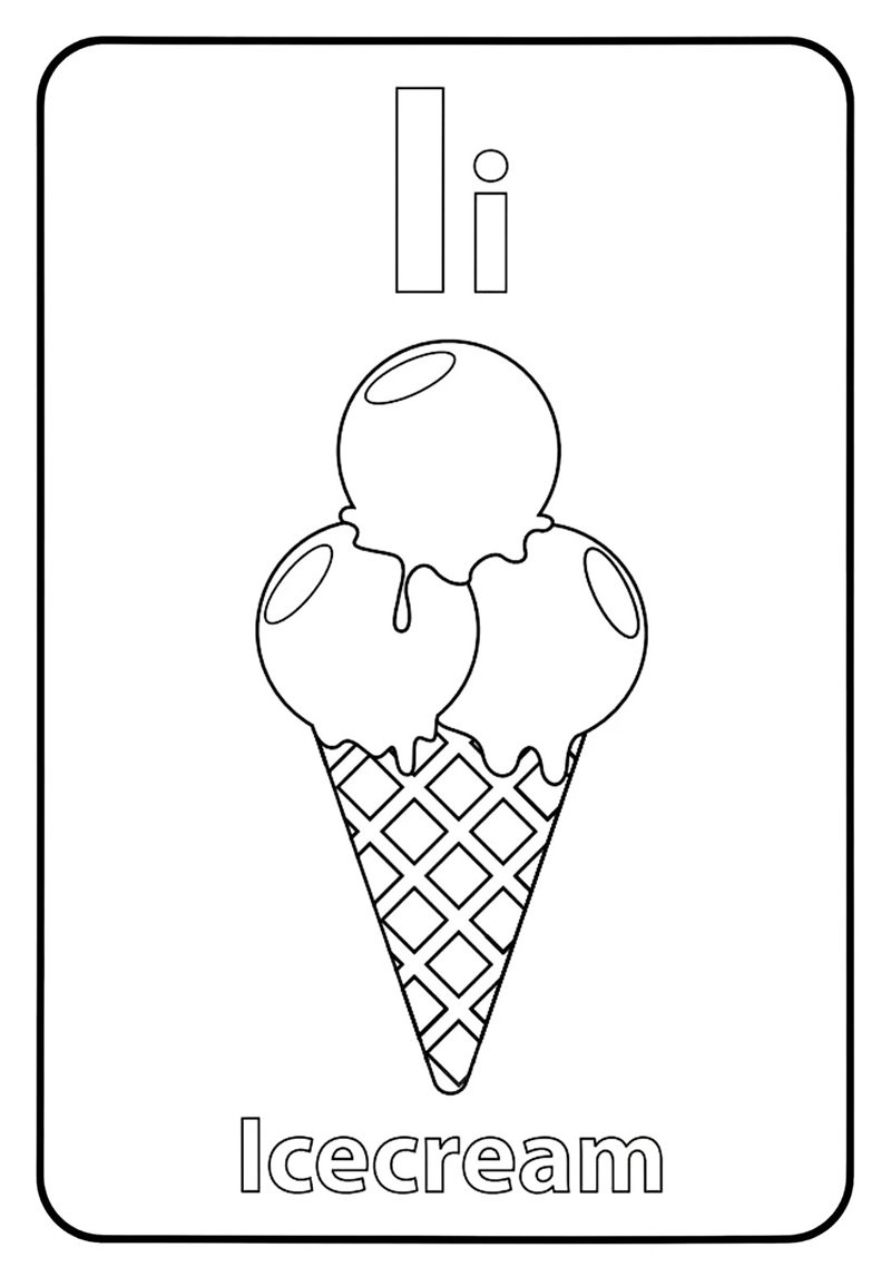 tô màu chữ cái 22