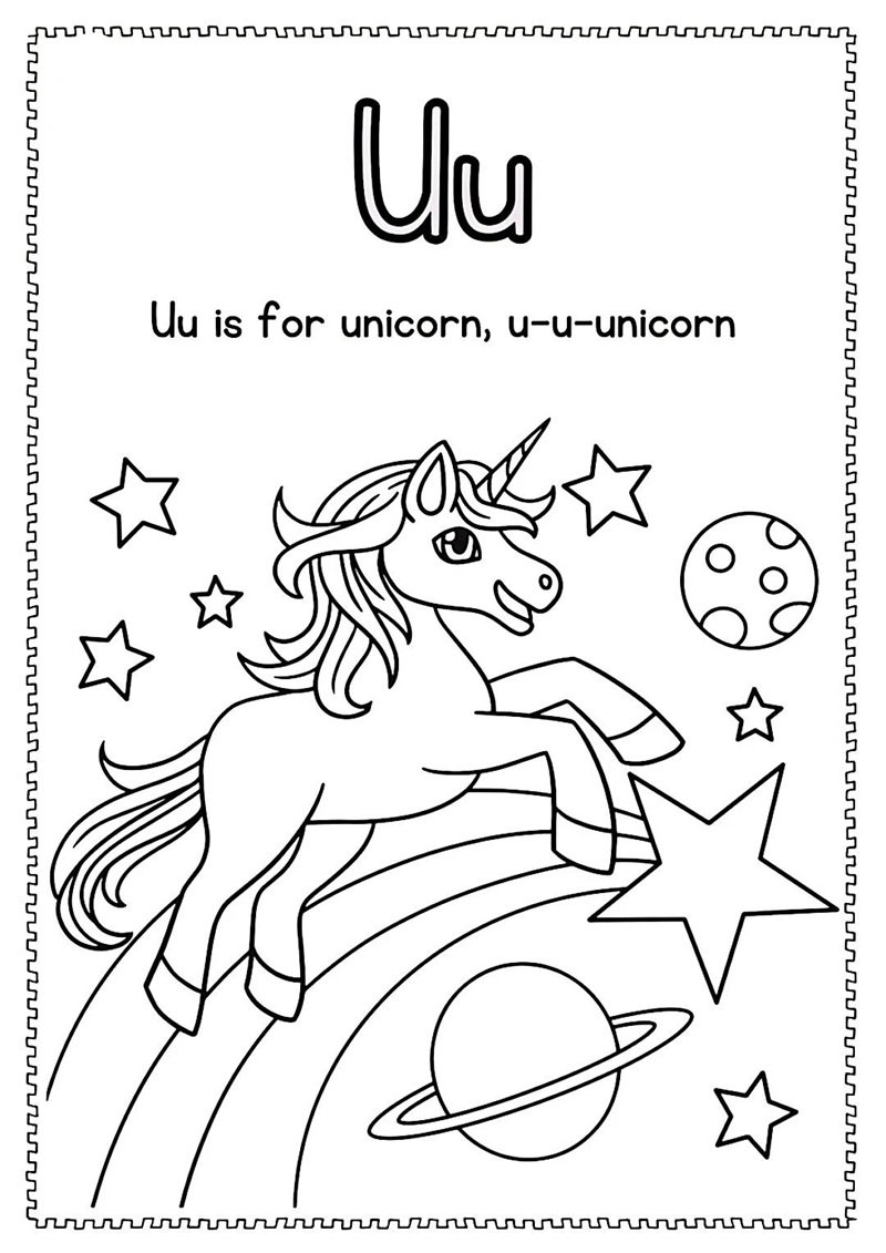 tô màu chữ cái 29