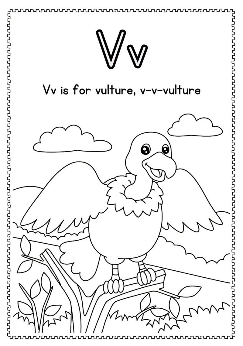 tô màu chữ cái 30