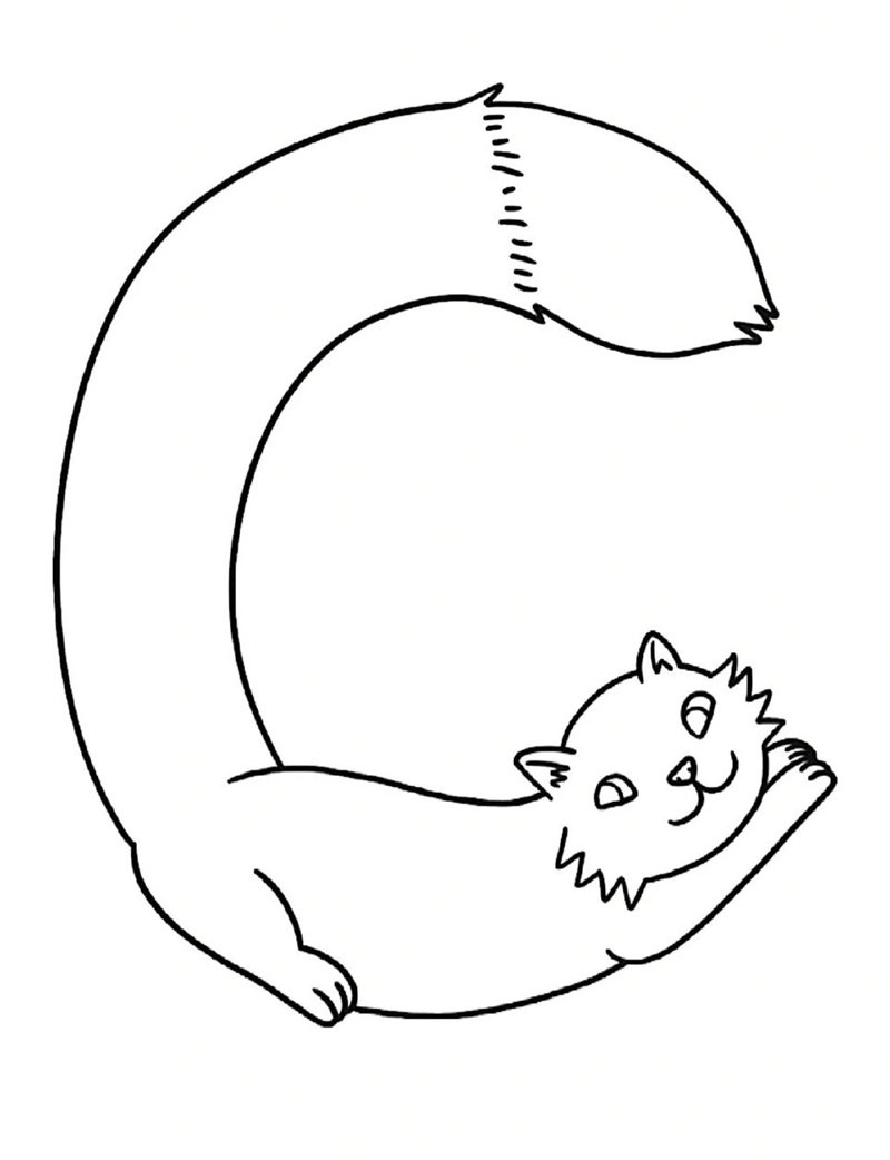 tô màu chữ cái 36