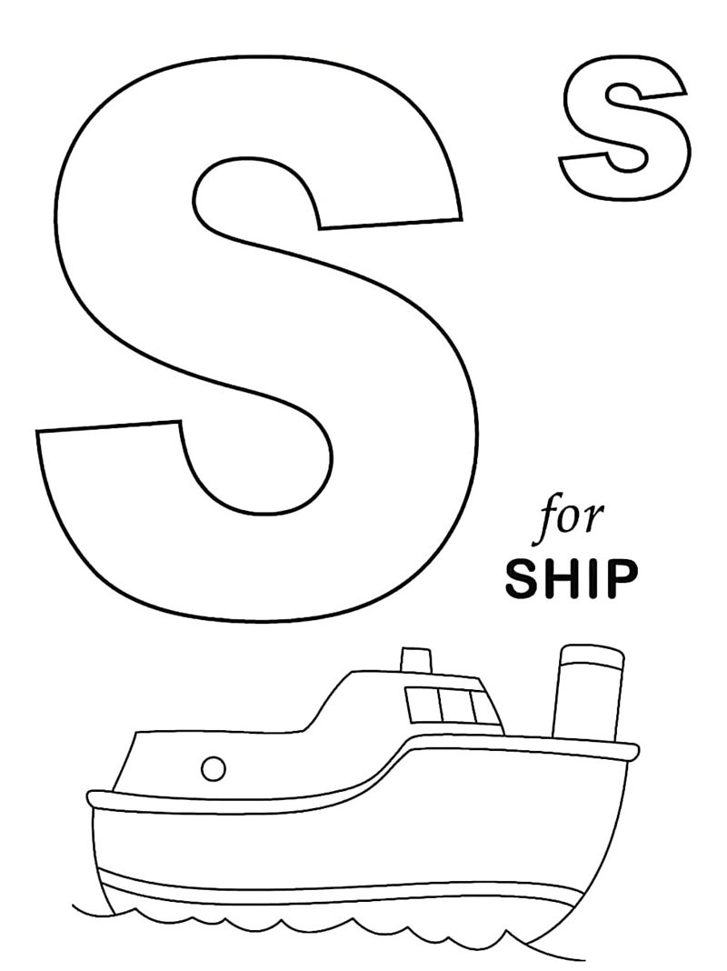 tô màu chữ cái 37