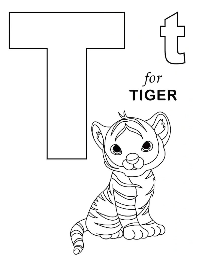 tô màu chữ cái 38