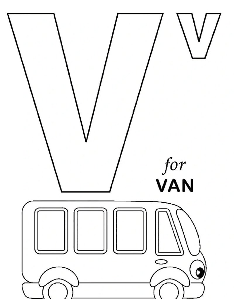 tô màu chữ cái 40