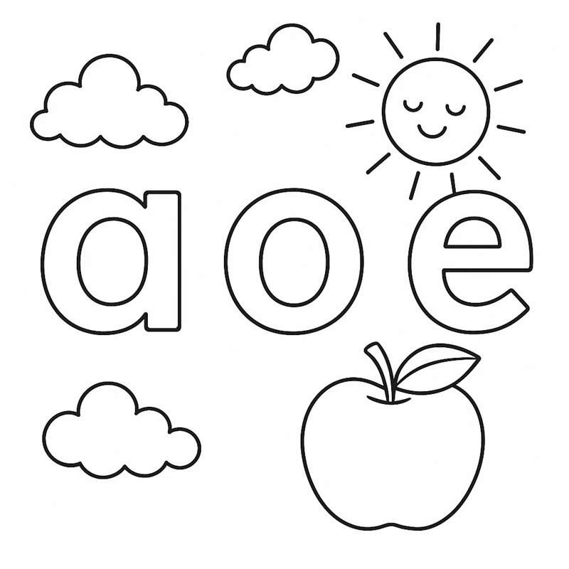 tô màu chữ cái 41