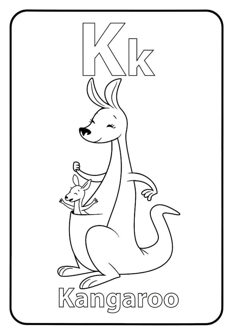 tô màu chữ cái 8