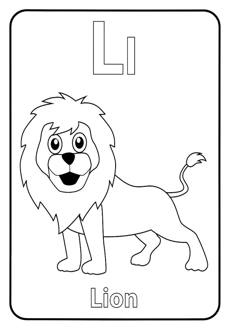 tô màu chữ cái 9