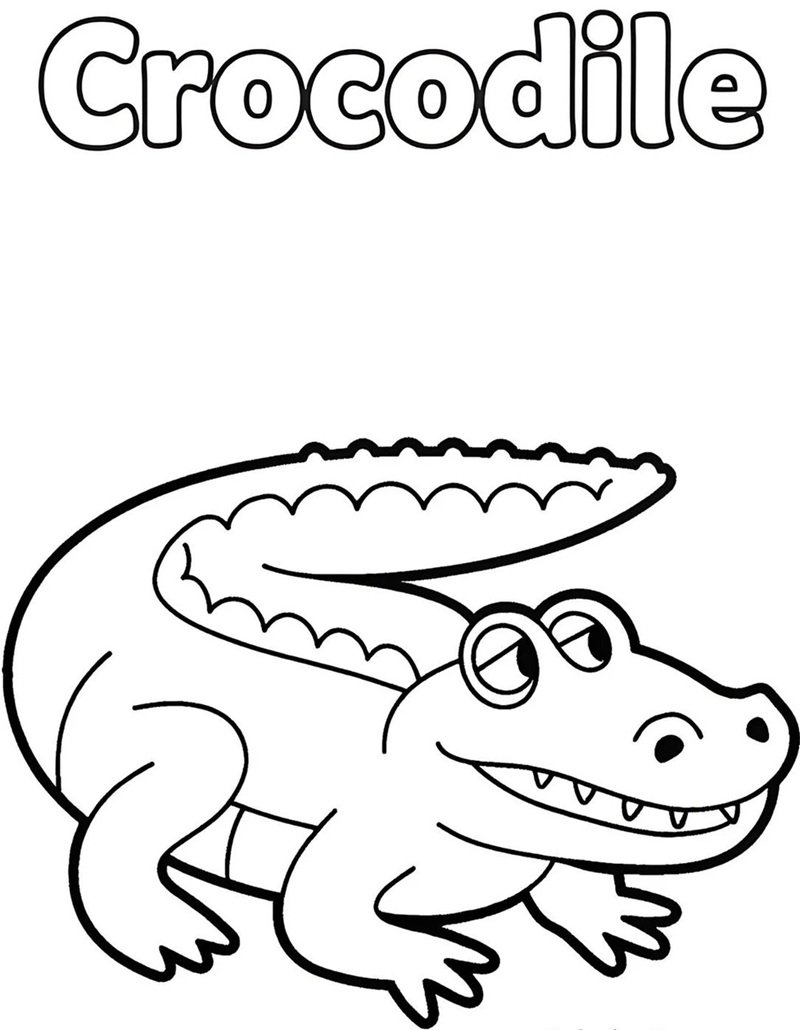 tô màu con cá sấu 29