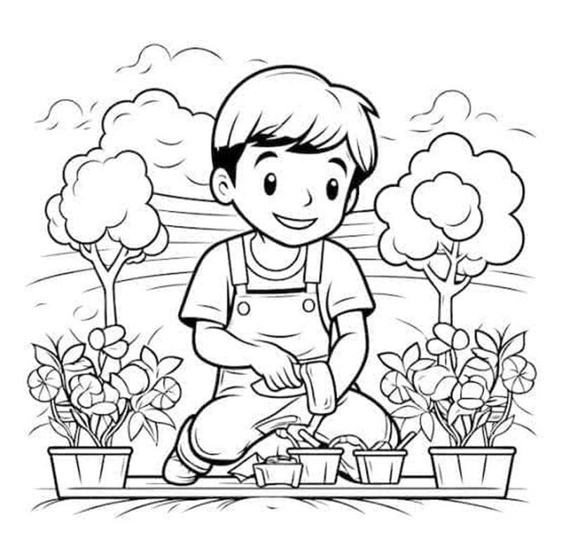 tranh tô màu bảo vệ môi trường 5