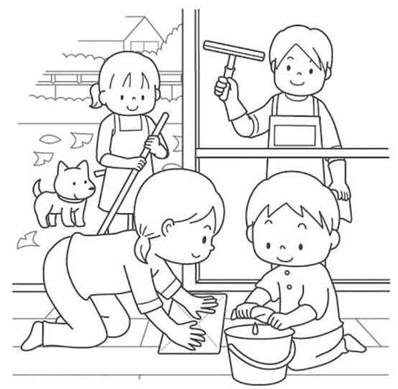 tranh tô màu bảo vệ môi trường 8