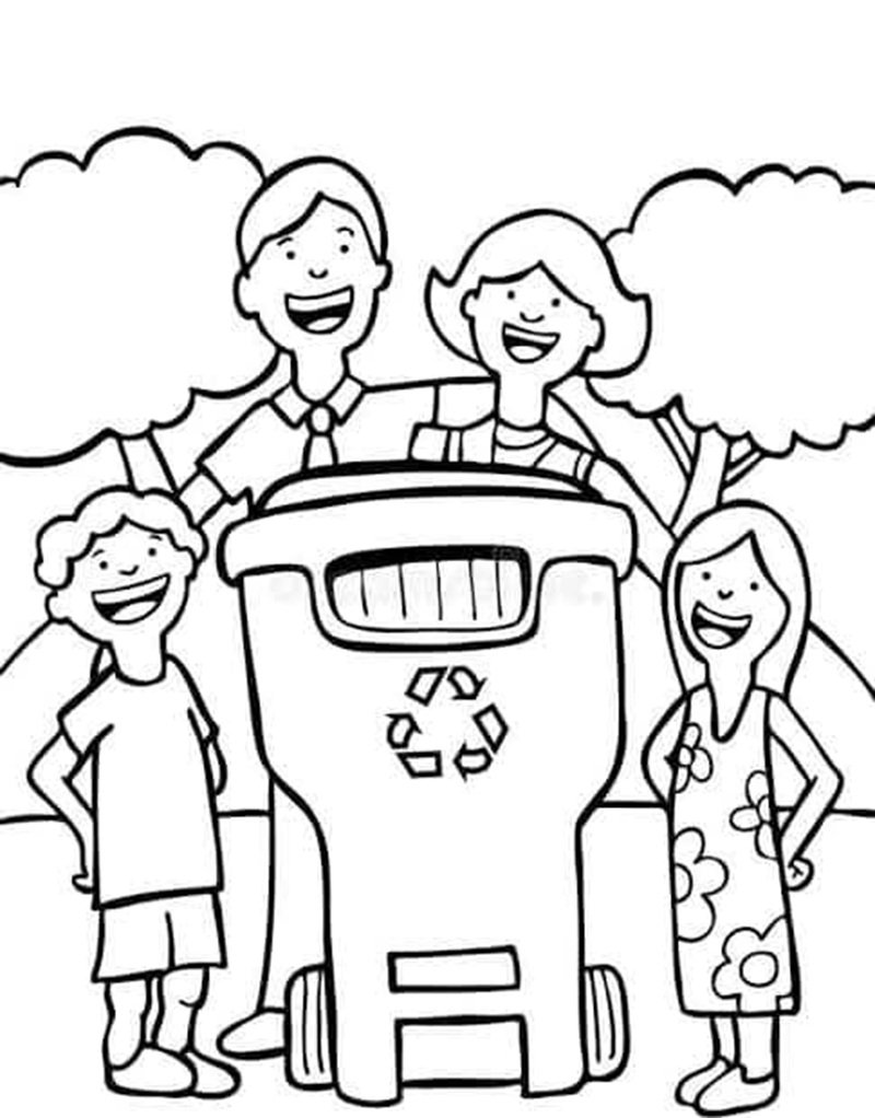 tranh tô màu bảo vệ môi trường 9