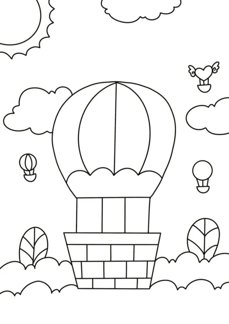 tranh tô màu chill đơn giản 12