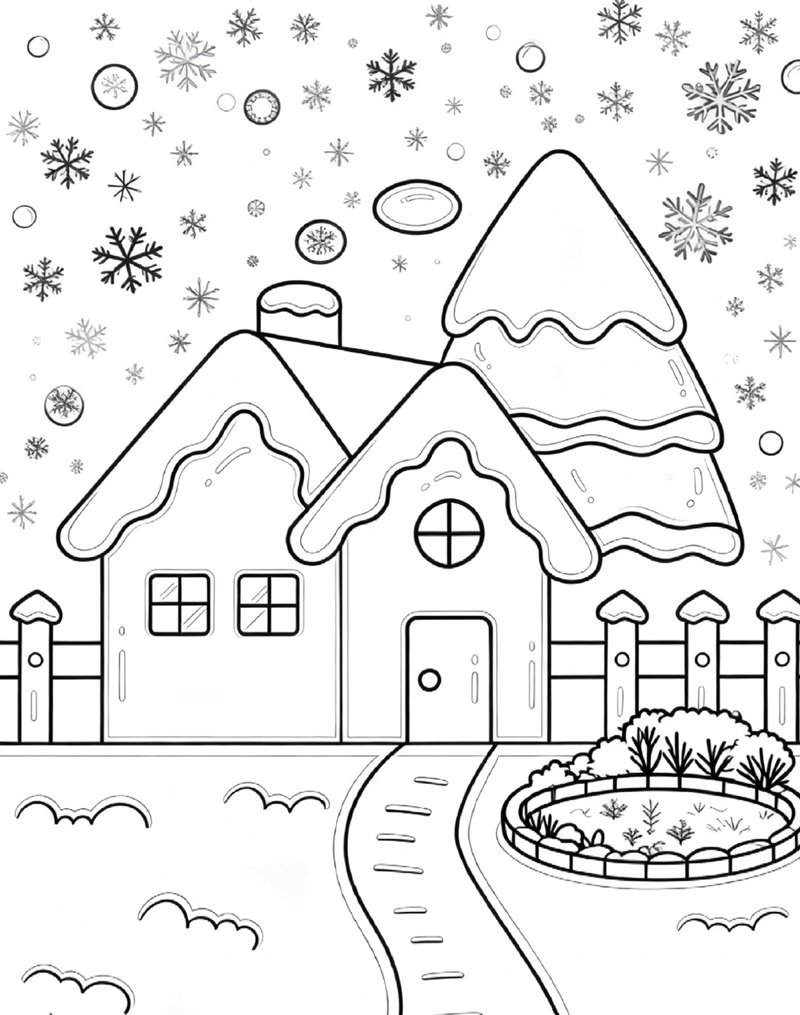 tranh tô màu chill đơn giản 14