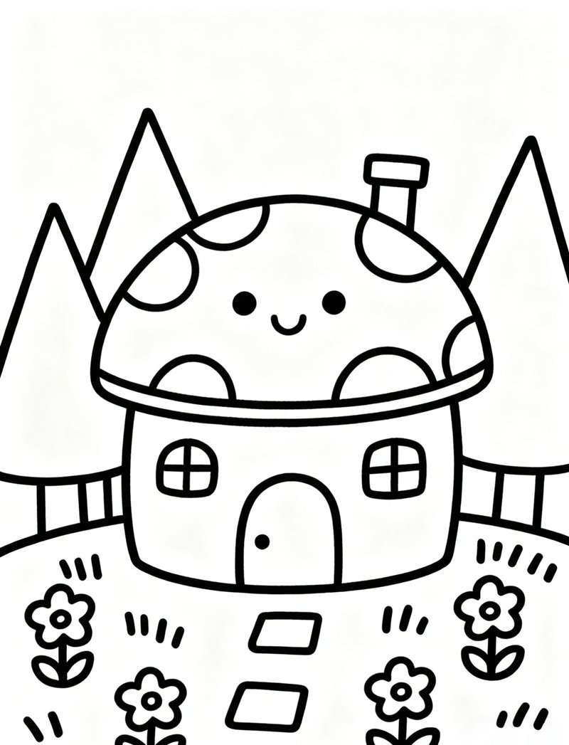 tranh tô màu chill đơn giản 17