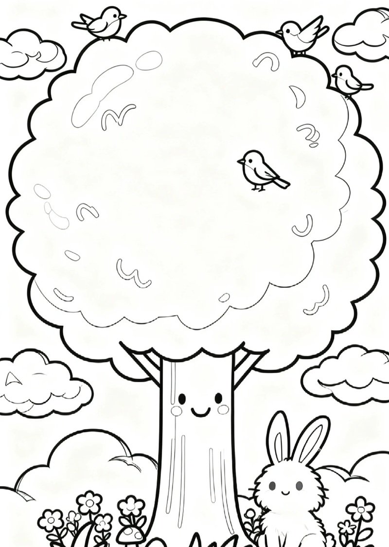 tranh tô màu chill đơn giản 26