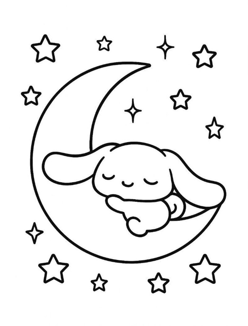 tranh tô màu chill đơn giản 29