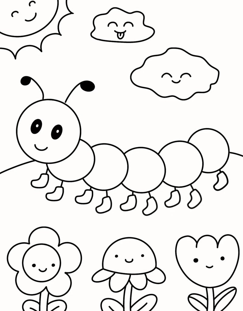 tranh tô màu chill đơn giản 30