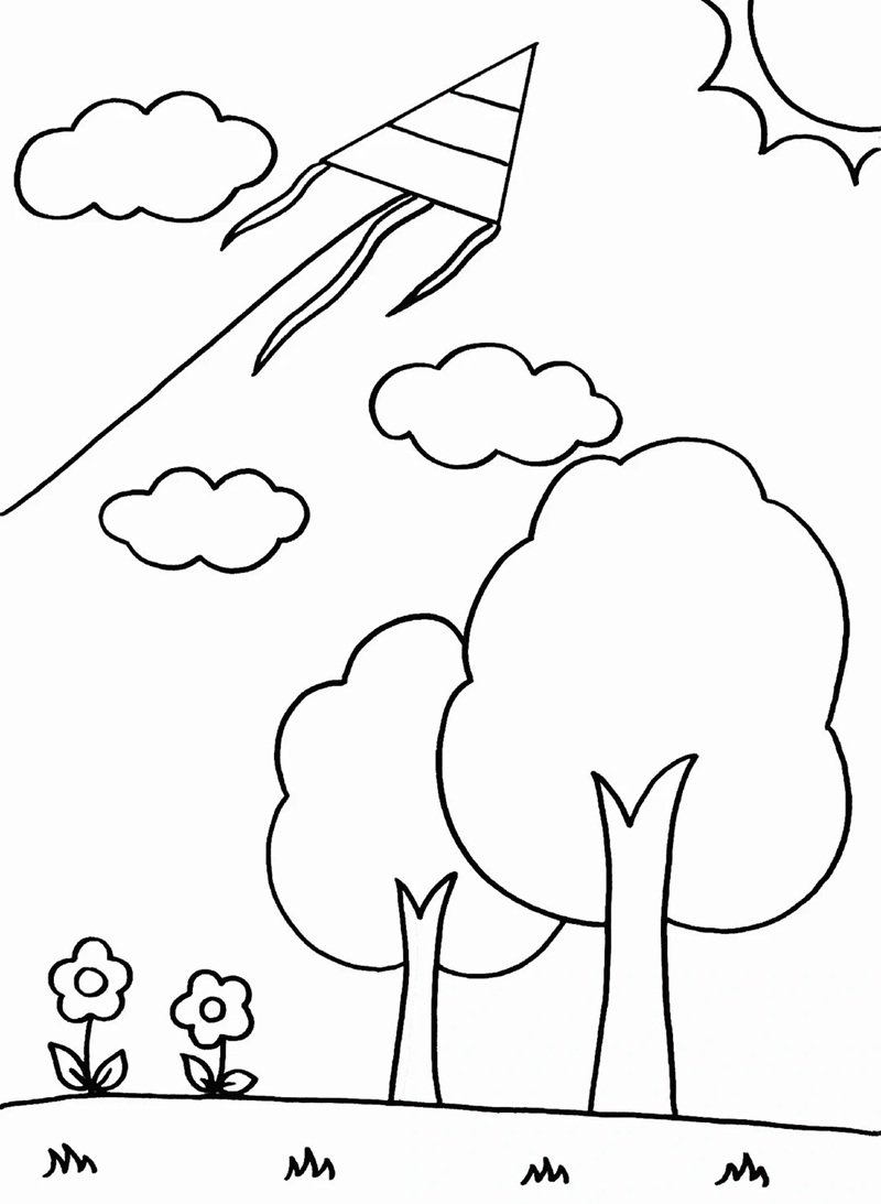 tranh tô màu chill đơn giản 36