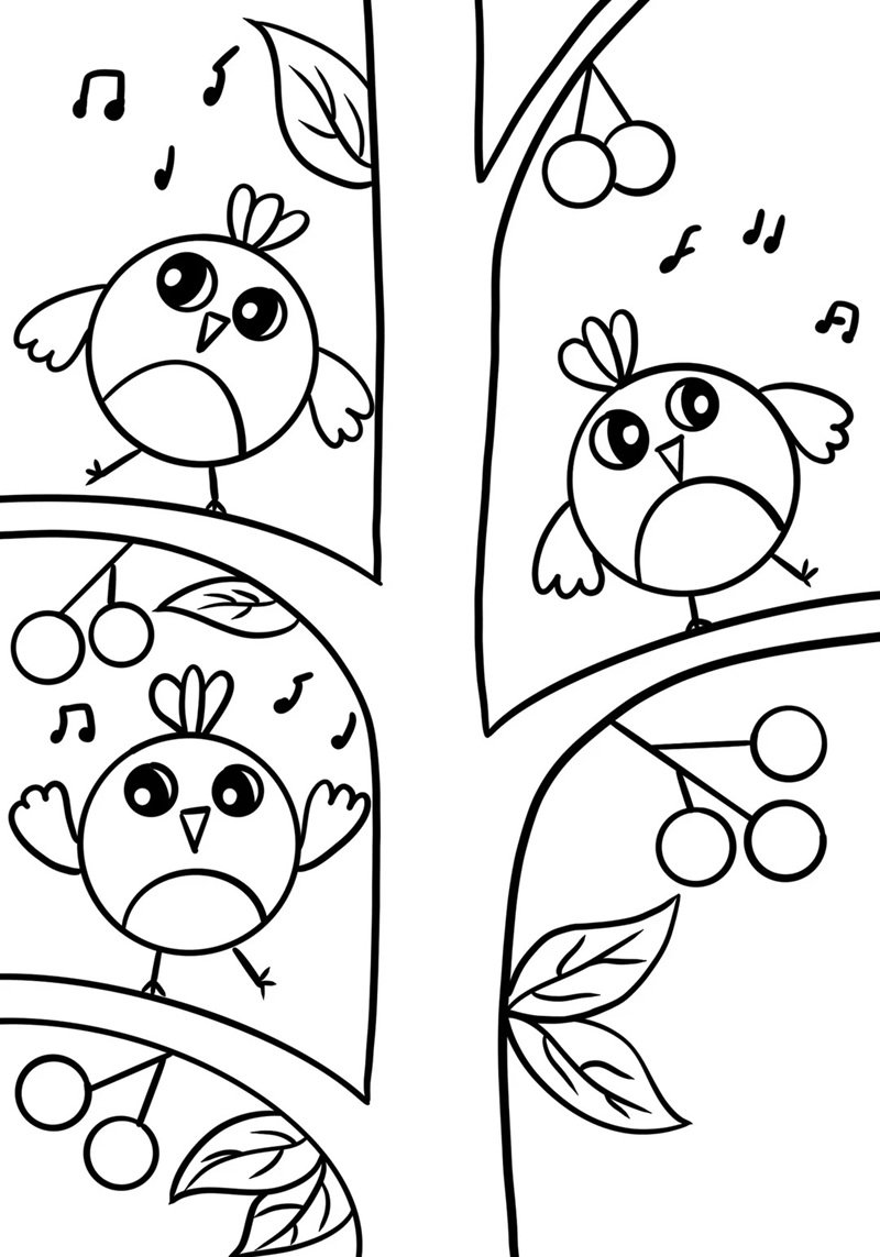 tranh tô màu chill đơn giản 38