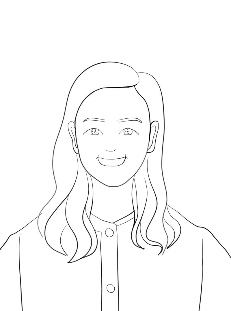 tranh tô màu cô giáo 21