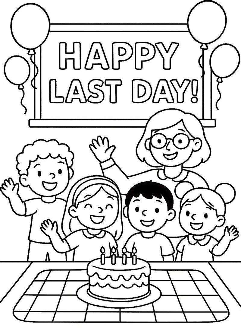 tranh tô màu cô giáo 33